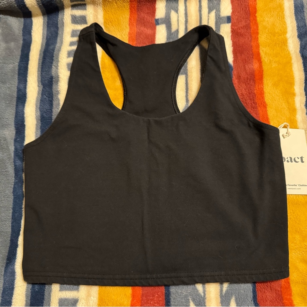 NWT Lot of Two Pact On the Go Crop Tank - Medium